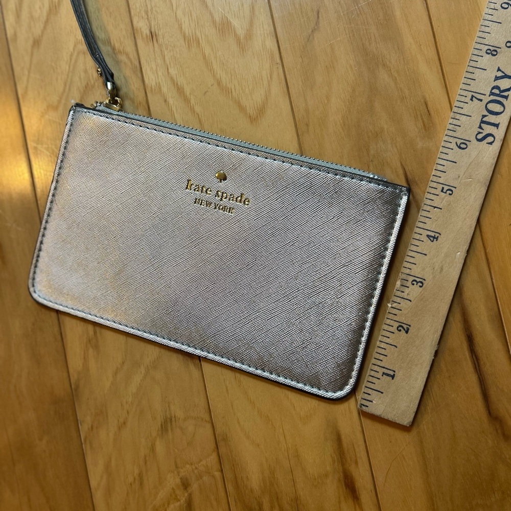 Kate Spade Silver Wristlet Wristlet - Picture 9 of 10